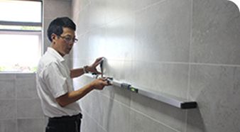 墻面瓷磚平整度檢查