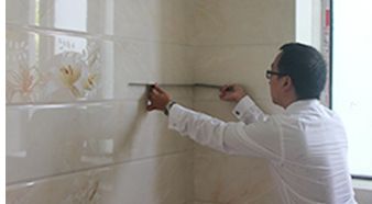 瓷磚陽角90度檢查