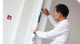 門套垂直度檢查