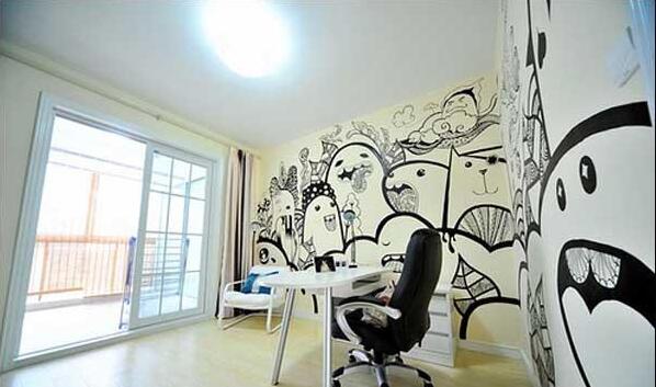 手繪墻的那些事，做出精彩，活出個性