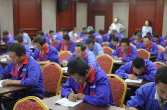 2015上海云蘭裝潢總部承攬隊長應知統考順利舉行