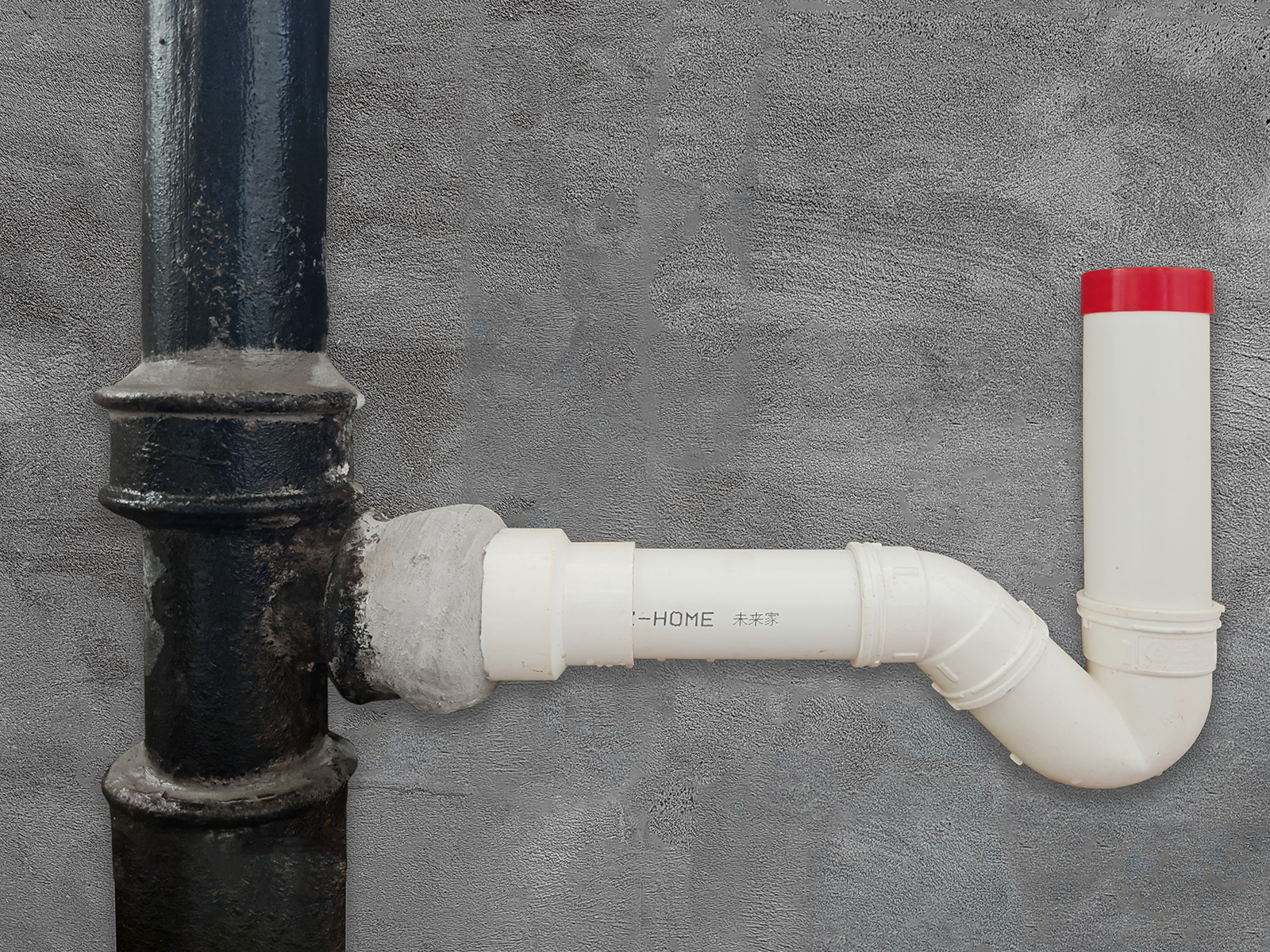 老鑄鐵管水斗下水工藝