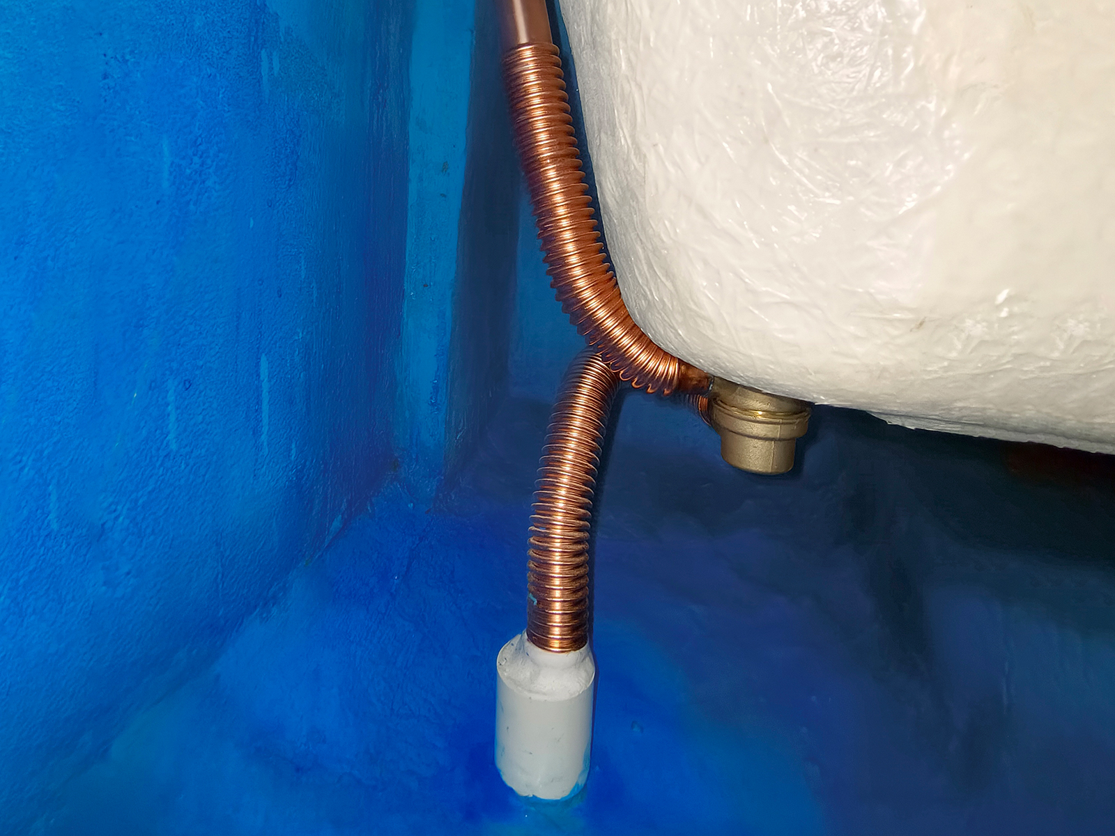 浴缸下水封堵防滲工藝