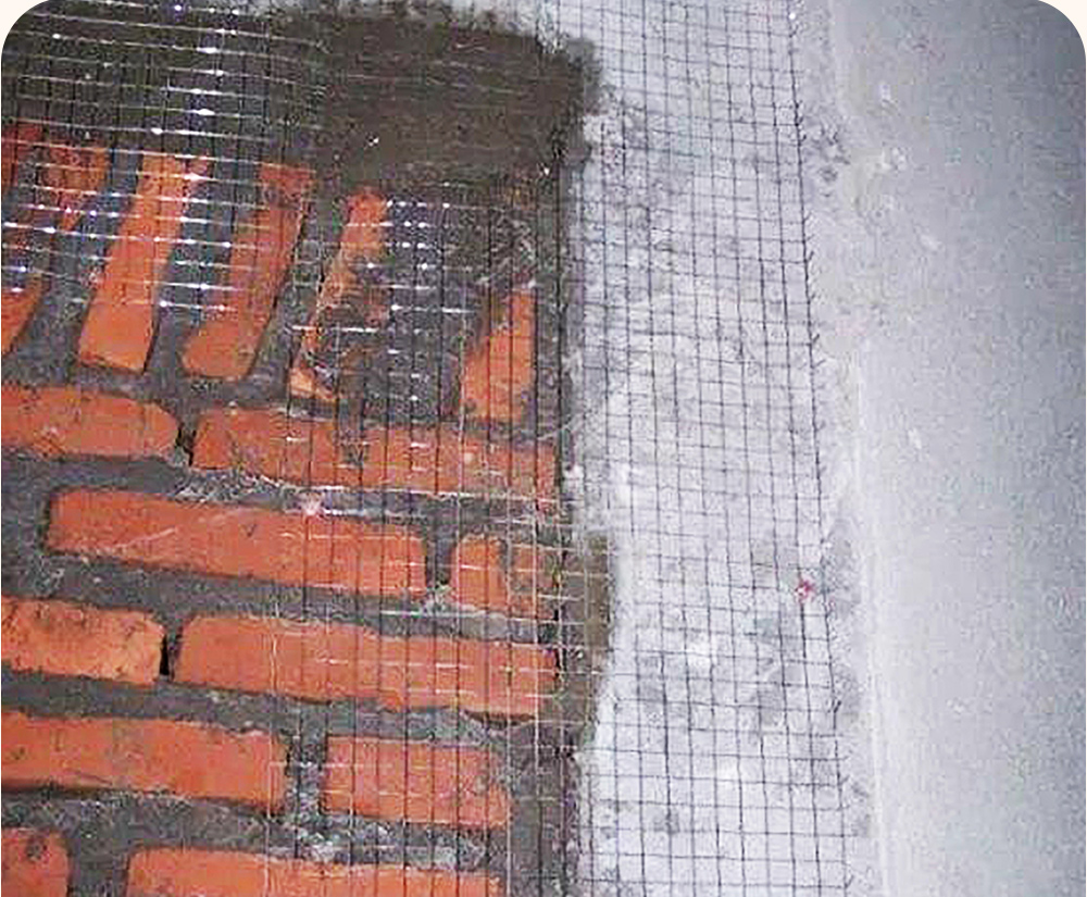 新老墻粉刷拉結網工藝