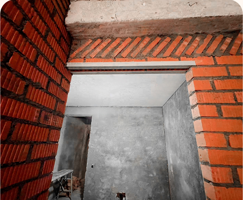 新砌墻體門洞過梁工藝