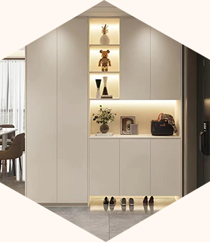 門口鞋柜底部騰空工藝